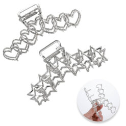 Y2k Metal Heart Claw Clip